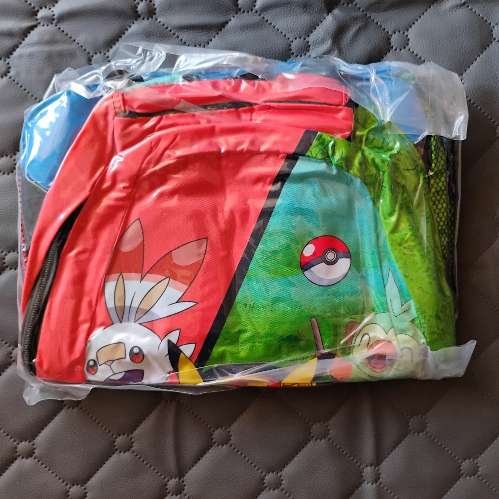 Pokémon and Friends Backpack 16-inch toy storage travel bag NEW in package